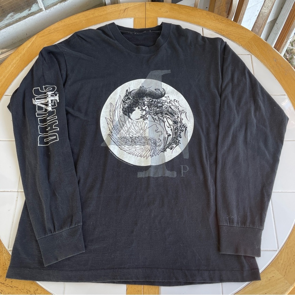 Vintage Danzig Long Sleeve T Shirt 1994 Tour 4 Concert XL/XXL Heavy Metal Band T